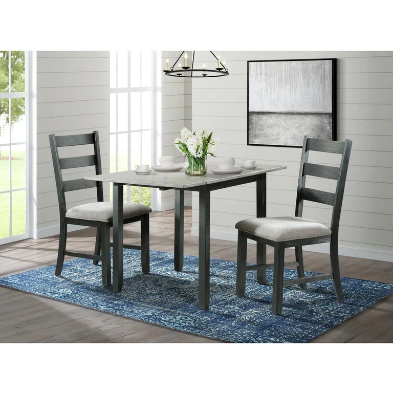 Elements International Martin DMT3006DS Rustic Dining Table Set